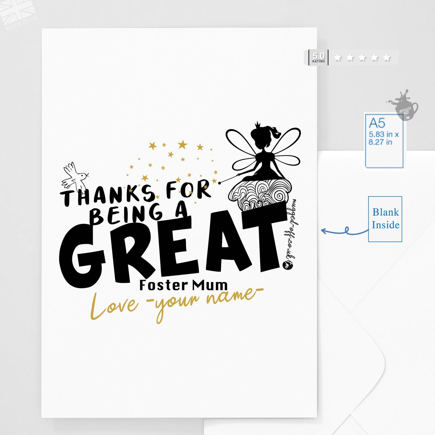 Foster Mum Card Birthday Mother's Day Card For An Amazing Foster Mum