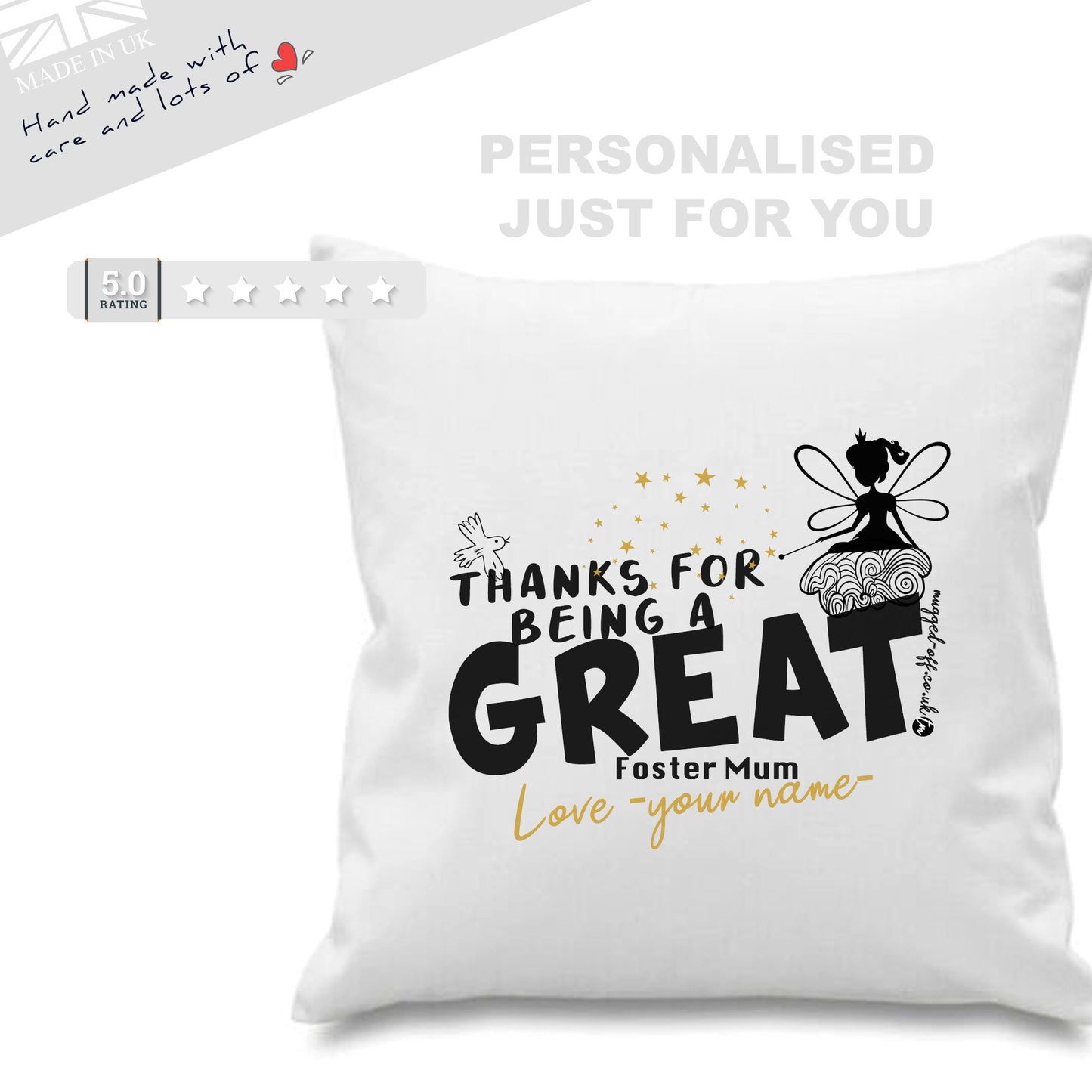 PERSONALISED Foster Mum cushion cover Cushion covers - personalised Mothers Day Mum Mum Mummy Mam Mother Mom mothers day gifts