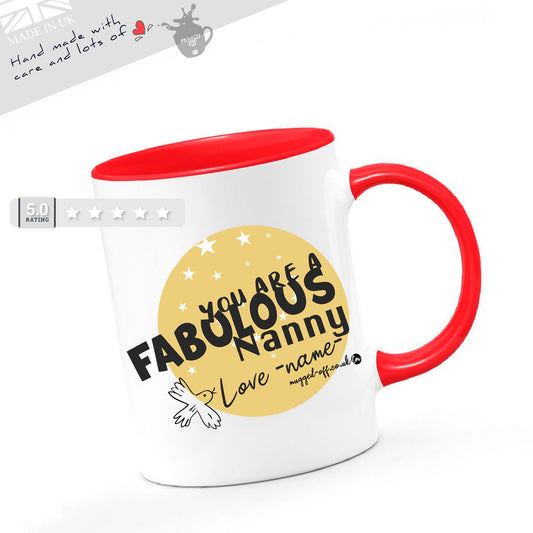 Nanny Funny Mug - Funny NANNY Mug Cup Cups Xmas Birthday Christmas Tea Coffee Mugs