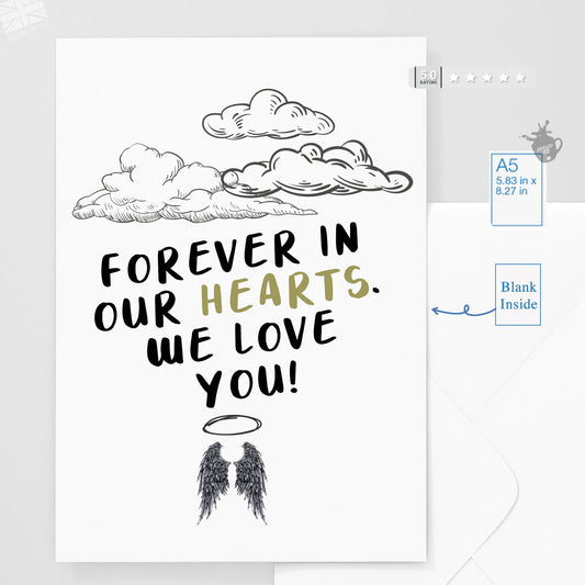 Bereavement card Sympathy Card thinking of you card sorry for your loss card