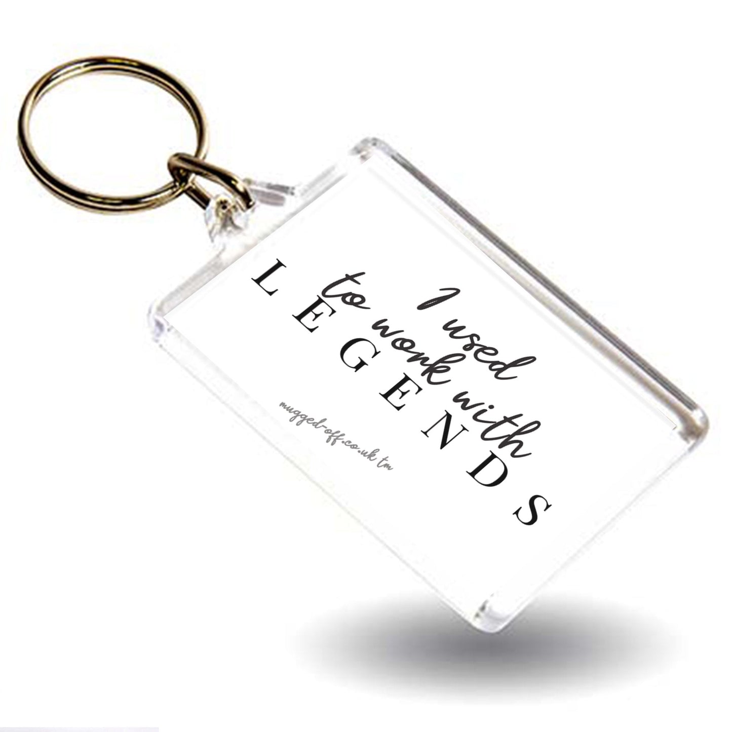 Leaving Keyring I used to work with Legends Colleague New Job Present Office For Him For Her Work Leaving farewell keychain