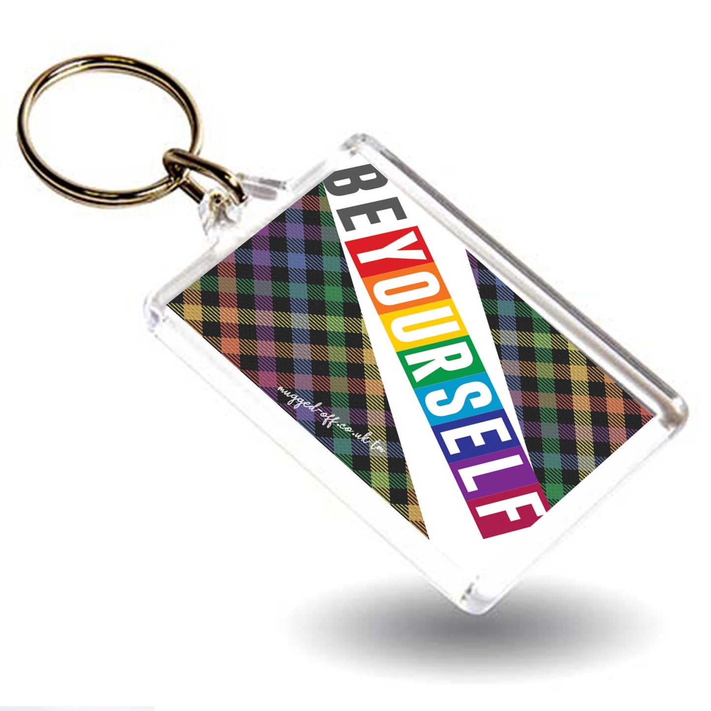 LGBT+ Keyring - Lesbian Bisexual Transgender Pansexual Non Binary Pride Rainbow Keyring - LGBT Pride Keyring Keychain