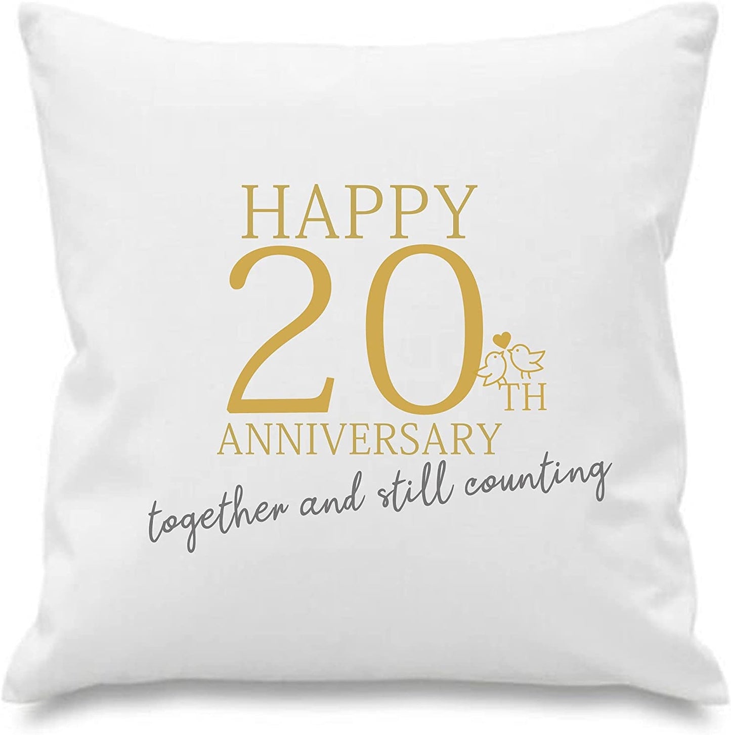 20th Wedding Cushion Cover Lovely Keepsake