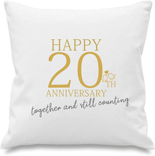 20th Wedding Cushion Cover Lovely Keepsake