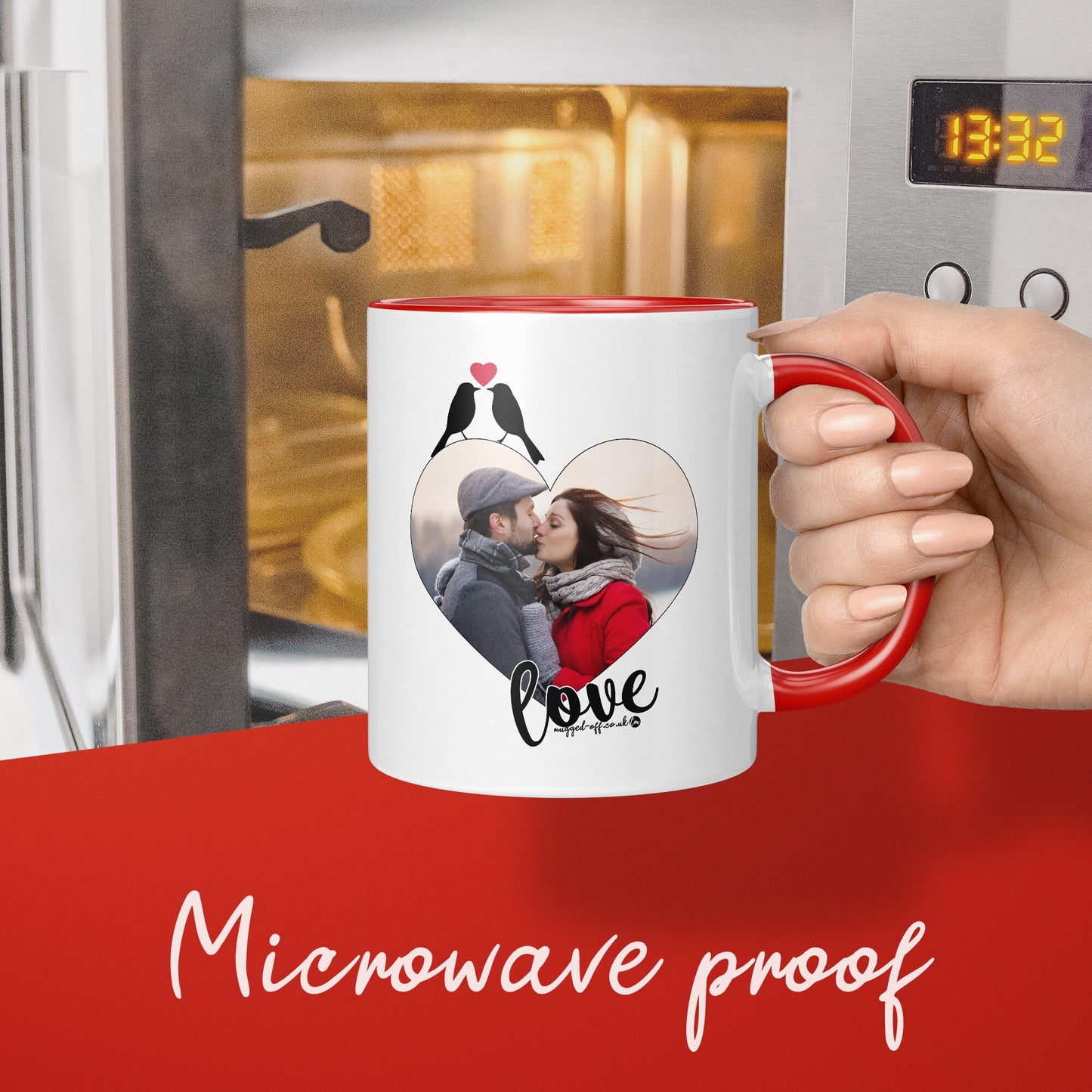 Valentines day gifts for her, personalised photo mug - Gift for Valentines Day, Mothers Day