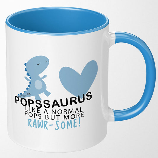 Pops Mug Poppasaurus Mug Xmas Christmas Gifts Birthday, Pops Gift