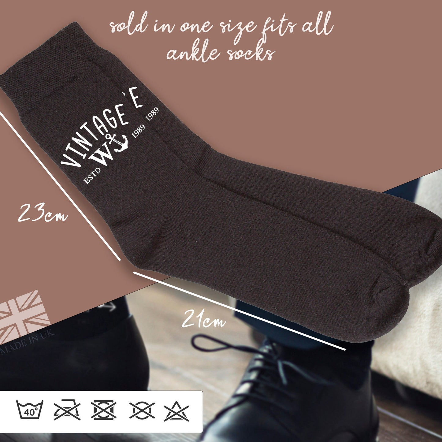 Mens Birthday Socks W'Anker Socks Funny Socks Anchor Rude Socks Comedy Socks Gift Mens Birthday Socks Birthday Present Gift