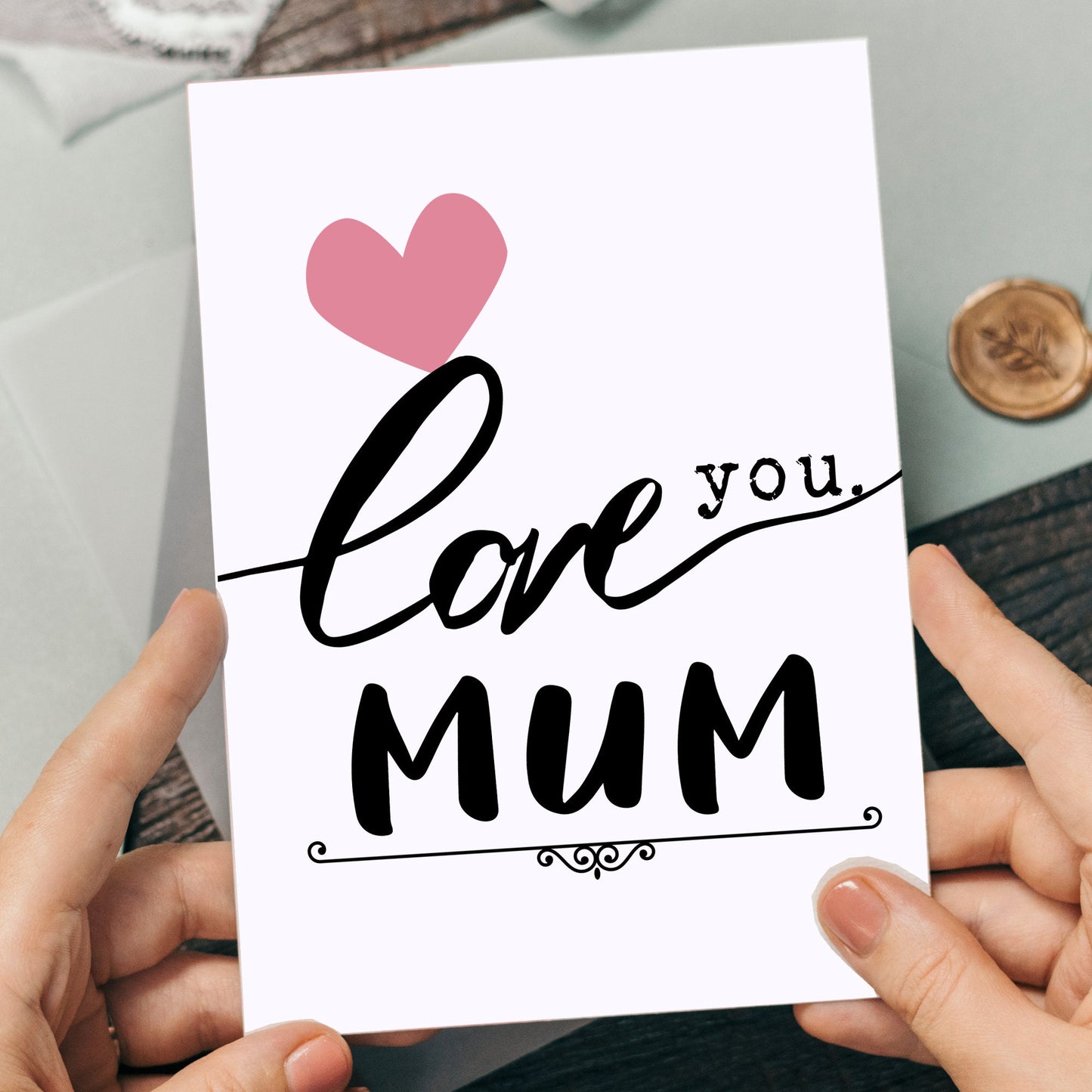 Mum Birthday Card, From Son, Daughter, Funny Best Mother Card, Mummy Love you Mum card mothers day card Mum Card