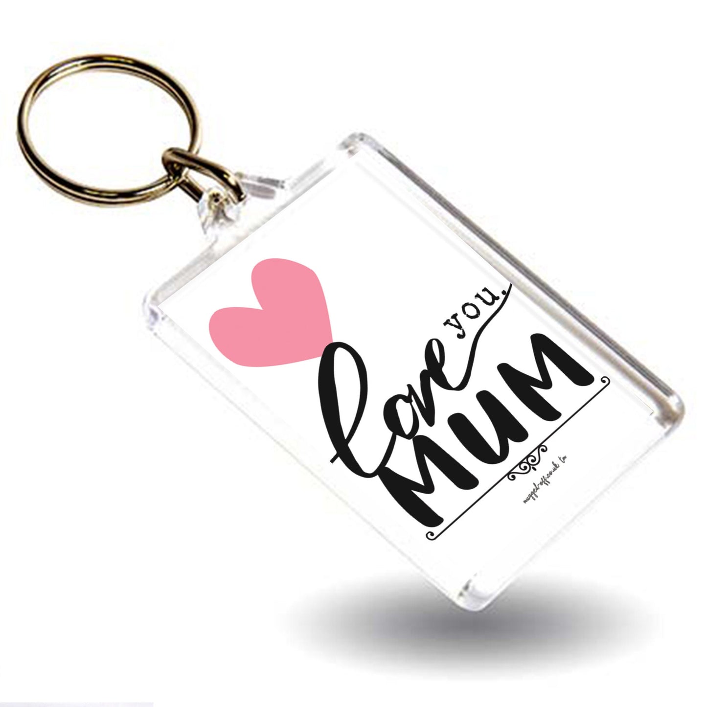 Love you Mum Keyring, Mum Birthday Keyring, From Son, Daughter, Funny Best Mother Keyring, Love you Mum Keyring