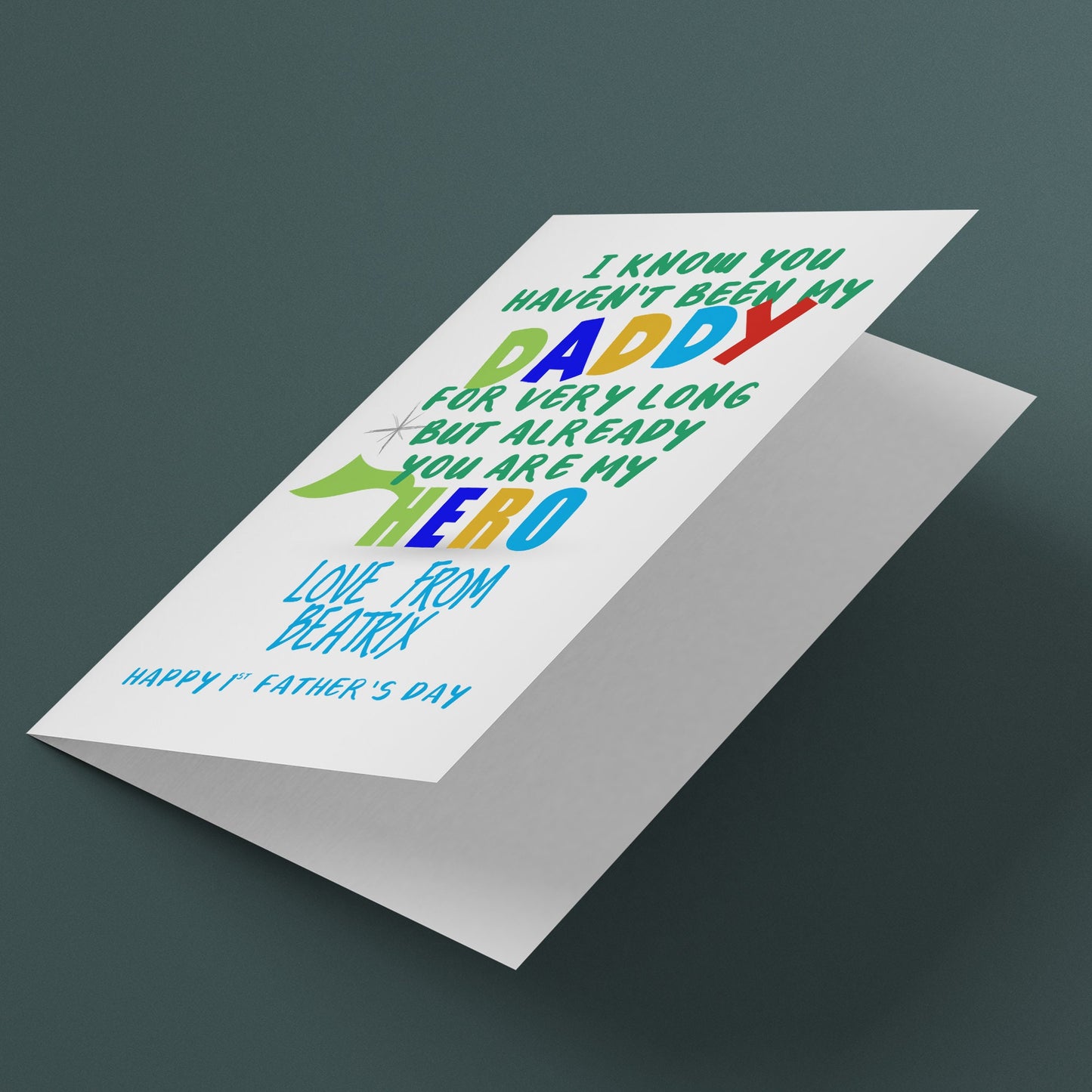 Dad Card Fathers Day Card - First Father's Day Card - First Fathers Day Cards - First Father's Day Card - Daddy Fathers Day Card - Dad Card