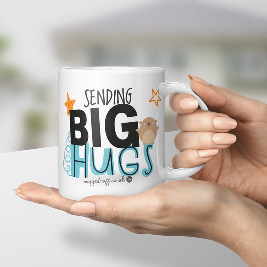 Get well soon gifts, thinking of you presents, big hugs mug, Galentine's Gifts