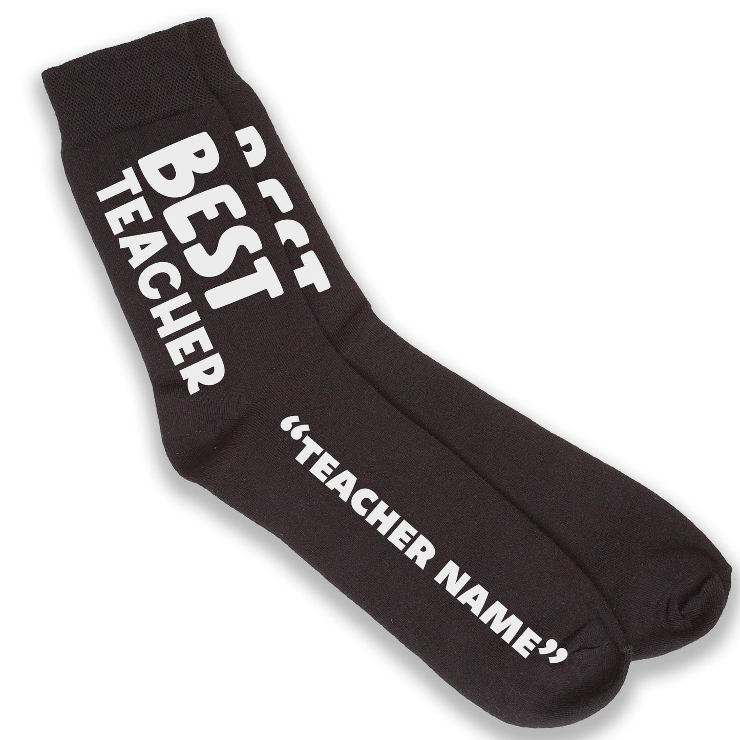 Best Teacher Personalised Socks end of school gifts to thank you teacher