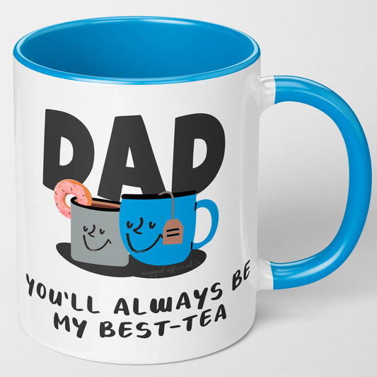 Dad Mug Gift Set You'll Aways Be My Best Tea Funny Cute Gifts Ideal Christmas Presents