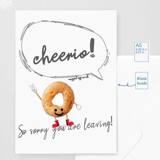 Leaving Card cheerio cute leaving cards so sorry you are leaving