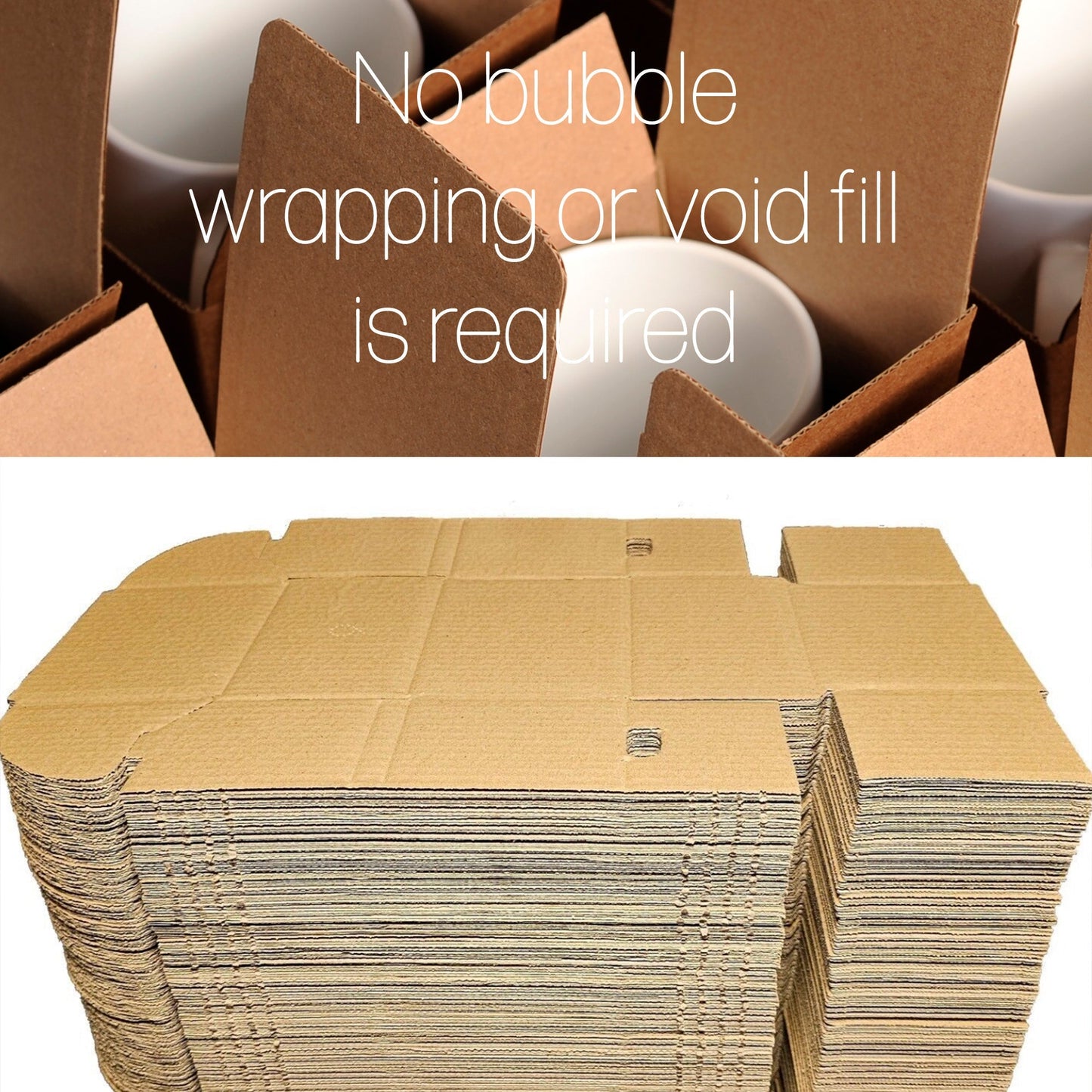 100 Mug Box - fast assembly postal mug boxes Smash Proof Mug Boxes Mug Mailers