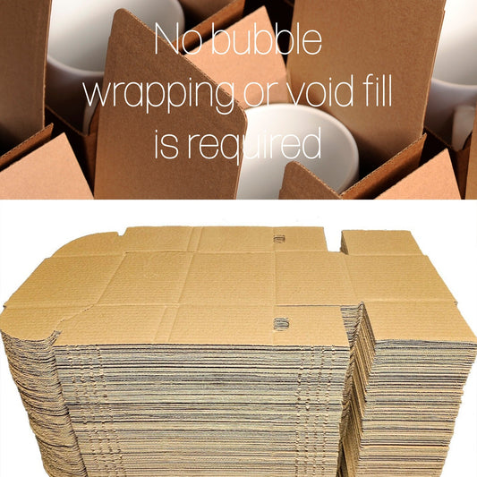 1000 Mug Box - fast assembly postal mug boxes Smash Proof Mug Boxes Mug Mailers