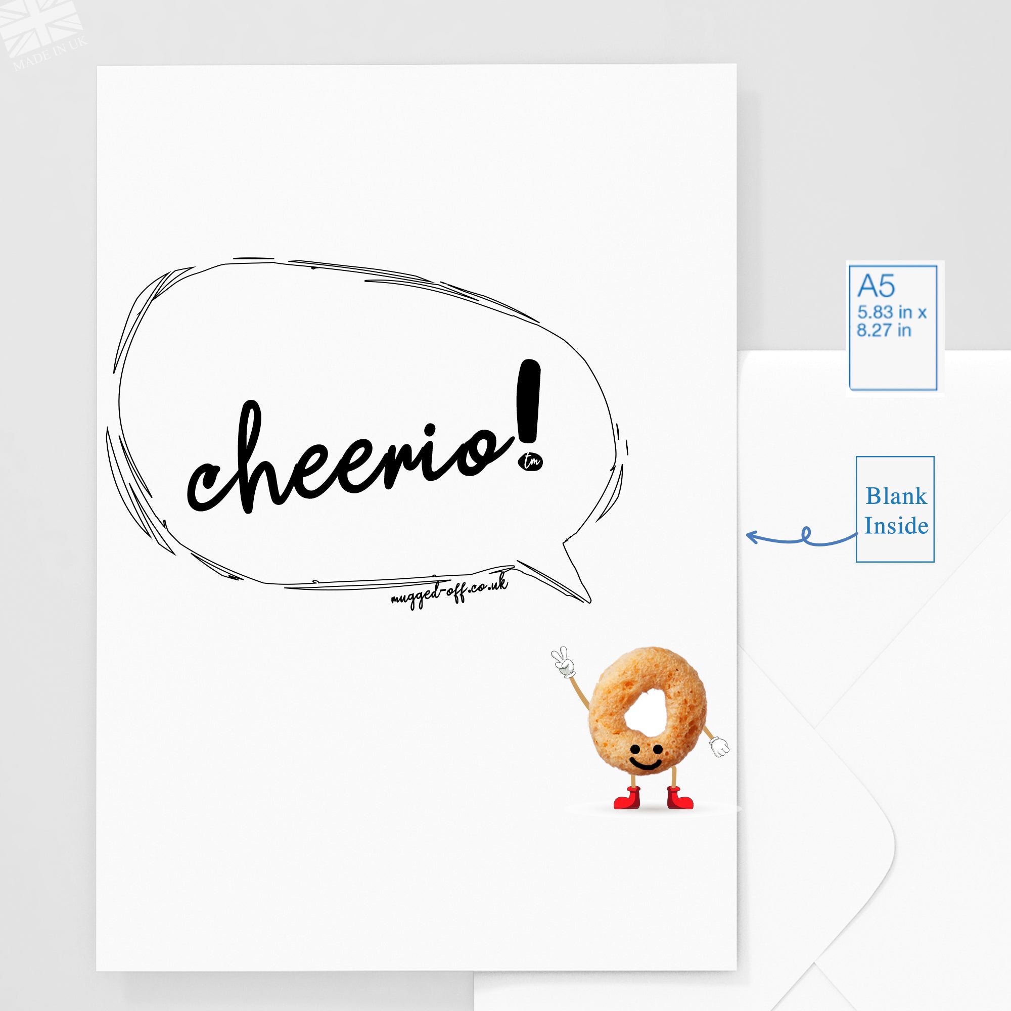 Cheerio Leaving Colleague Card, New Job, Promotion, Leaving Job Card ...