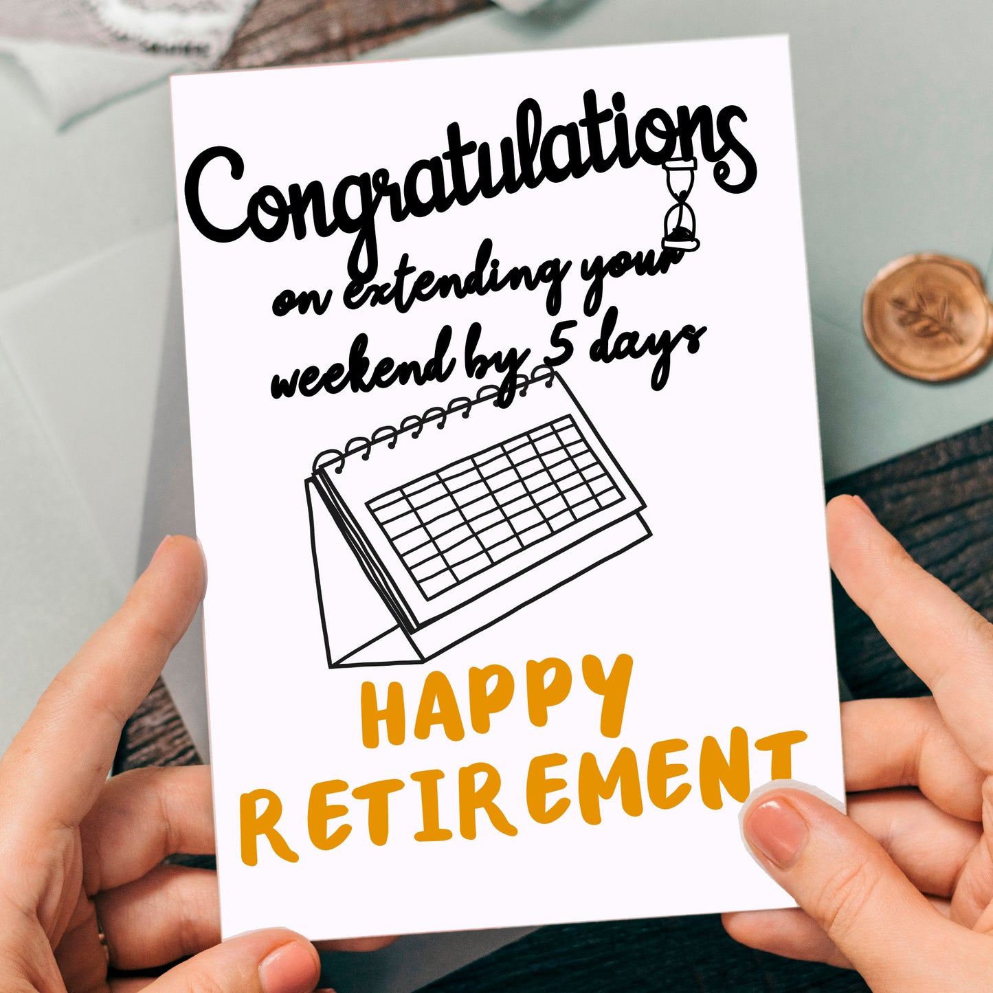 retirement card "congratulations" funny gift card for a leaving, retiring colleague