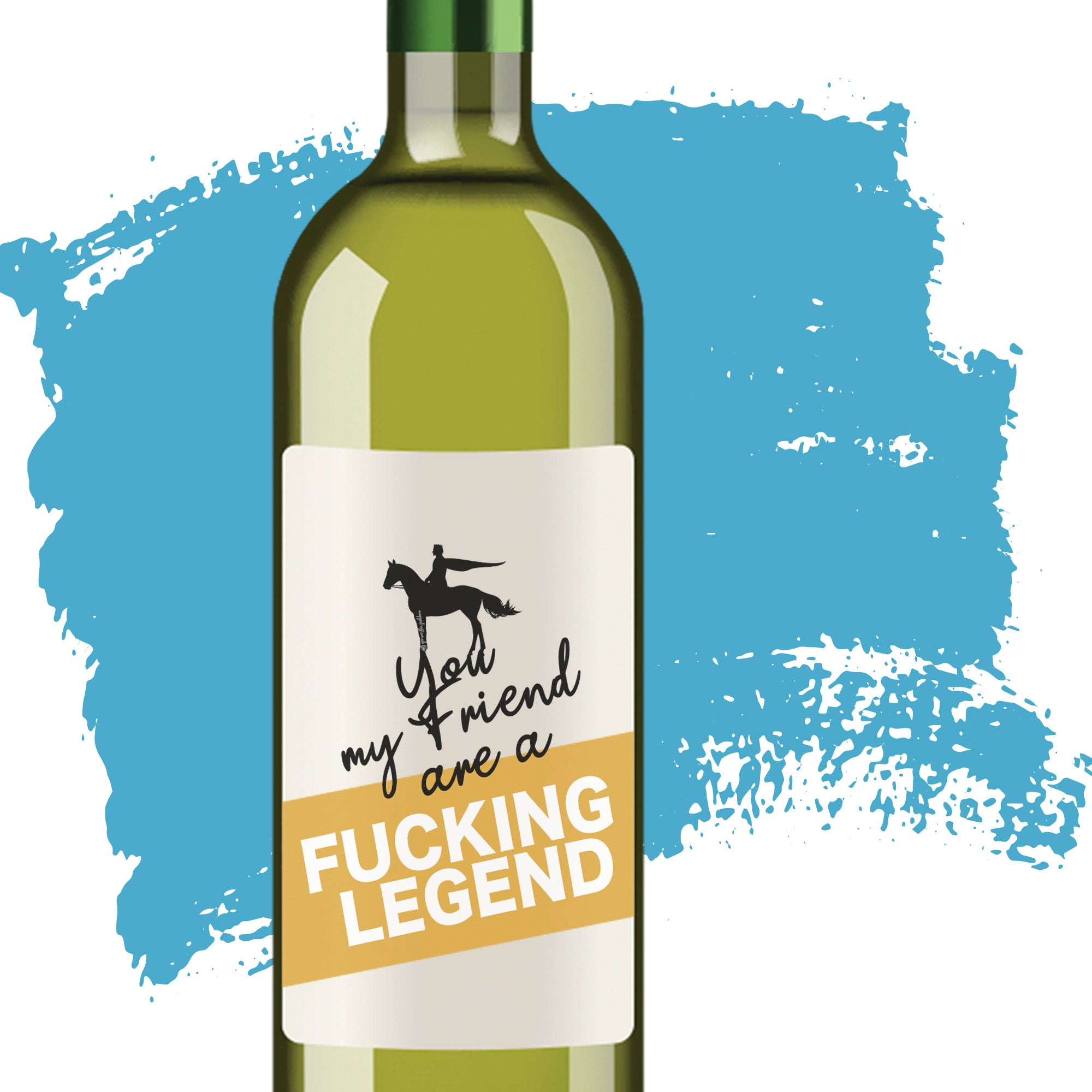Funny Leaving Gift Wine Label Friend Gifts Friendship Gifts They'll Lo ...
