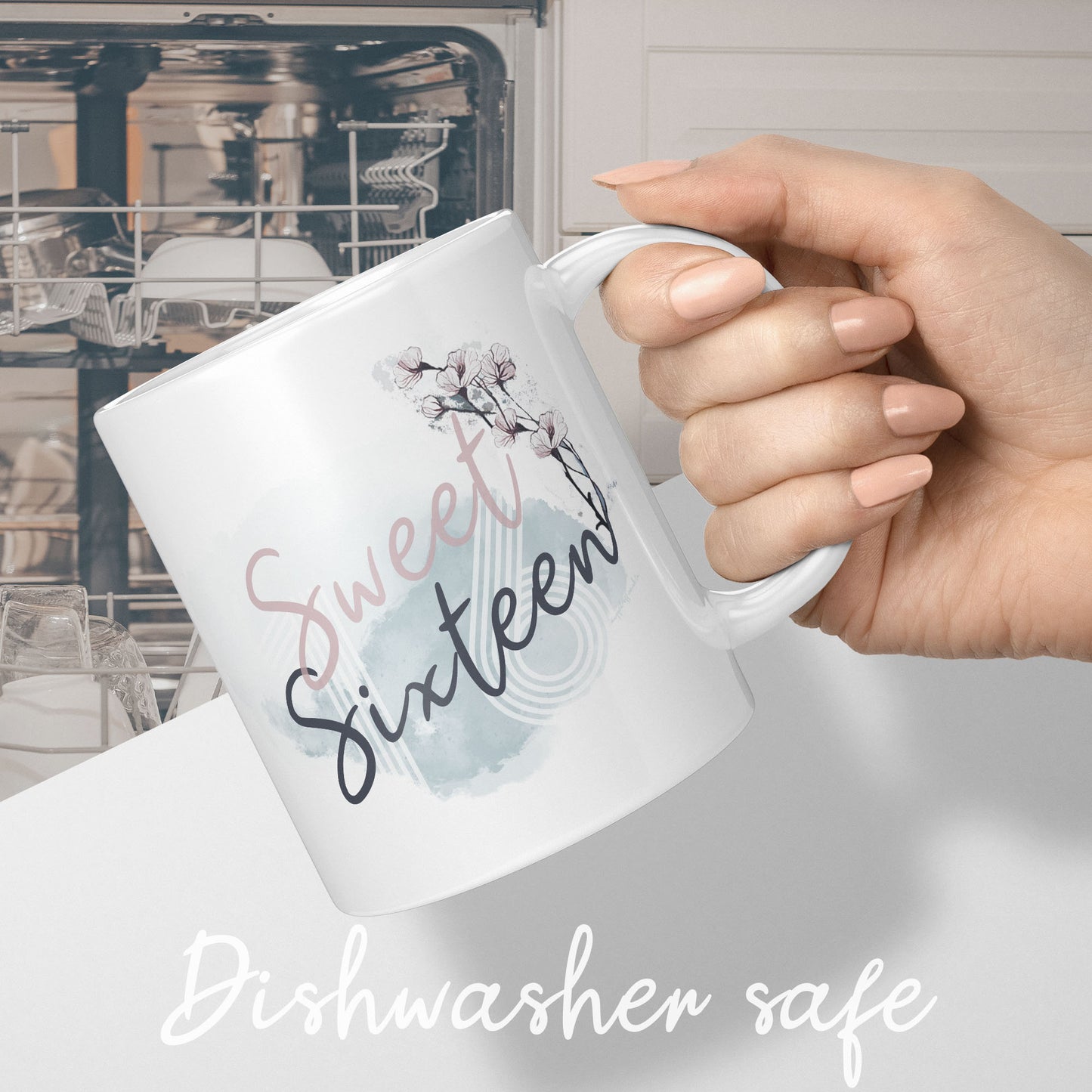 Sweet Sixteen gift super cute mug 16th birthday gifts for girl