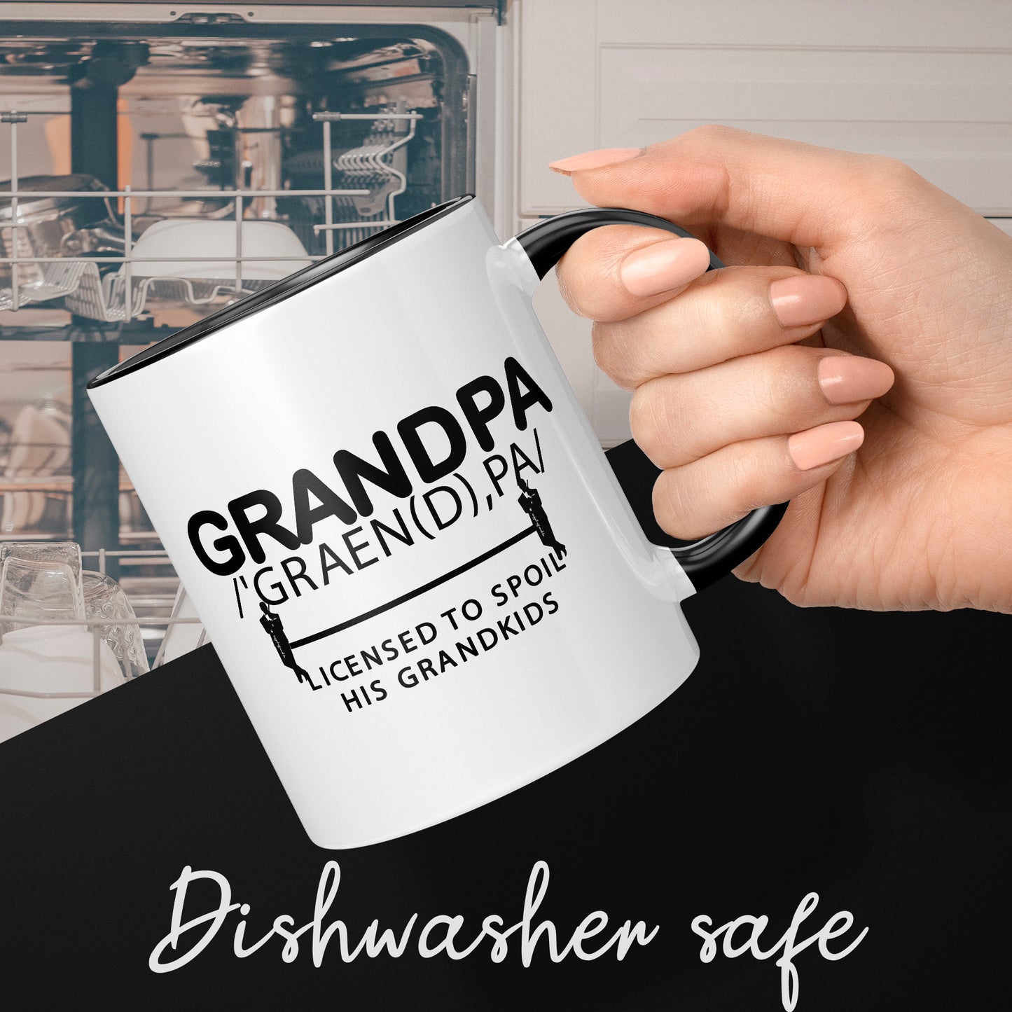 Grandpa Mug Grandpa Gifts spoil his grandkids Licensed to spoil his grandkids | Grandpa Gifts