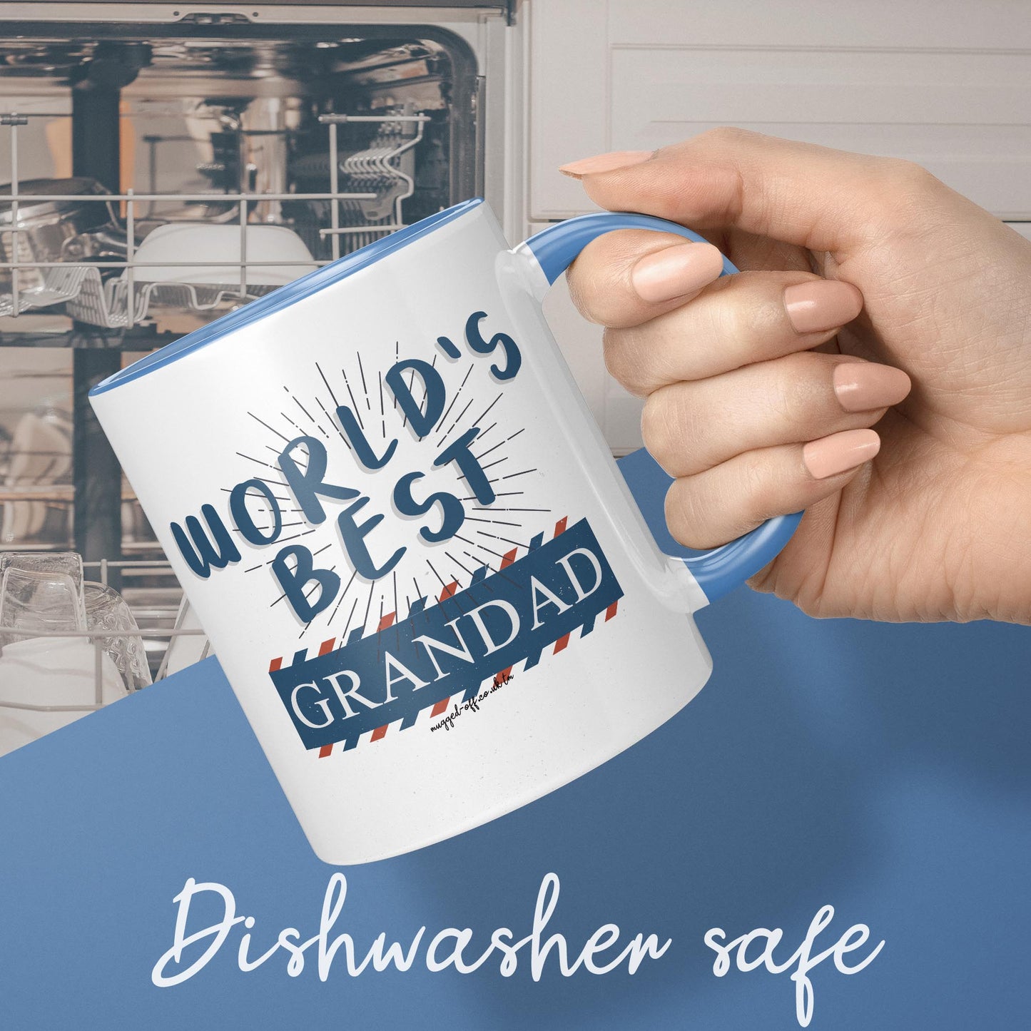 Worlds best grandad mug gift