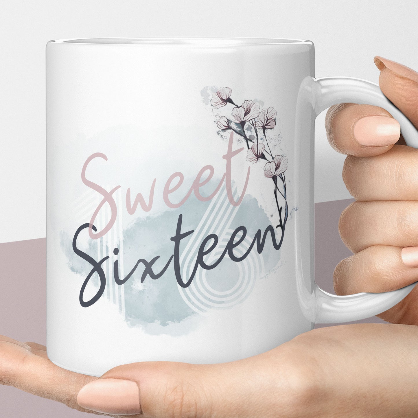 Sweet Sixteen gift super cute mug 16th birthday gifts for girl