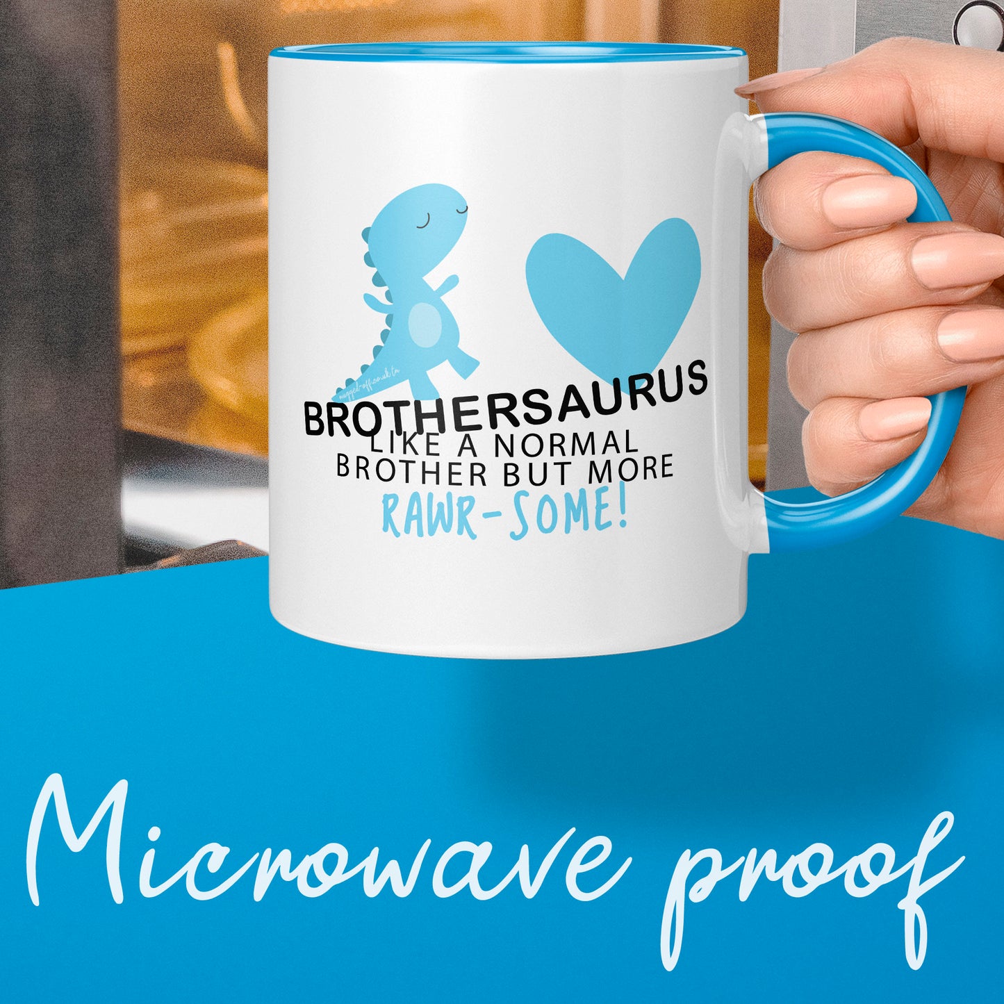 Brother presents, Funny Brother Mug Gift - Brothersaurus Mug Cup Cups Xmas Birthday Christmas Tea Coffee Mugs