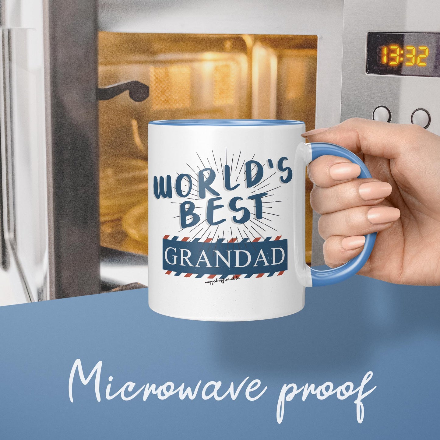 Worlds best grandad mug gift
