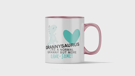 Grannysaurus Mug Cute Gifts for Granny Ideal for Granny Christmas Present Or Granny Birthday Gifts