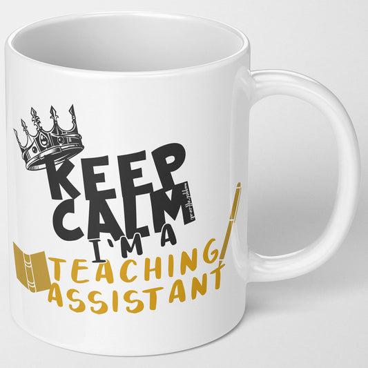 teaching assistant mug, funny mug for teaching assistant leaving school