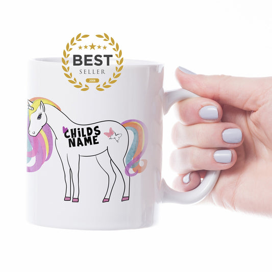 Unicorn Mug personalised gift - Great Birthday Cup Xmas Present