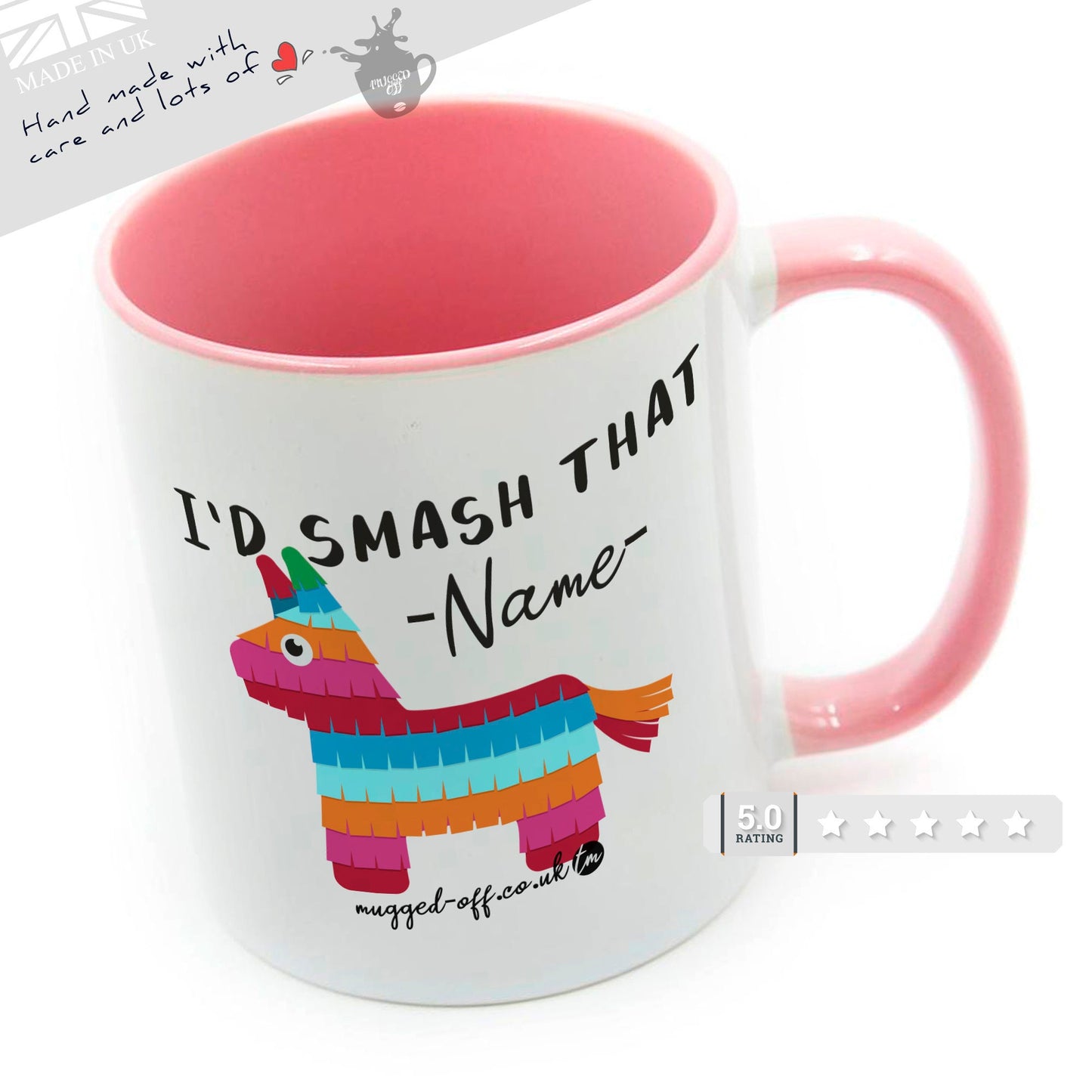 I'd Smash That - Funny Personalised Valentine's Day/Anniversary Gifts Mug Cups Tea Coffee Mugs