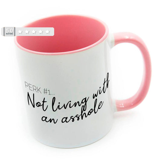 Divorce Gift Divorce Present Funny Divorce Mug - Not Living With An AHole