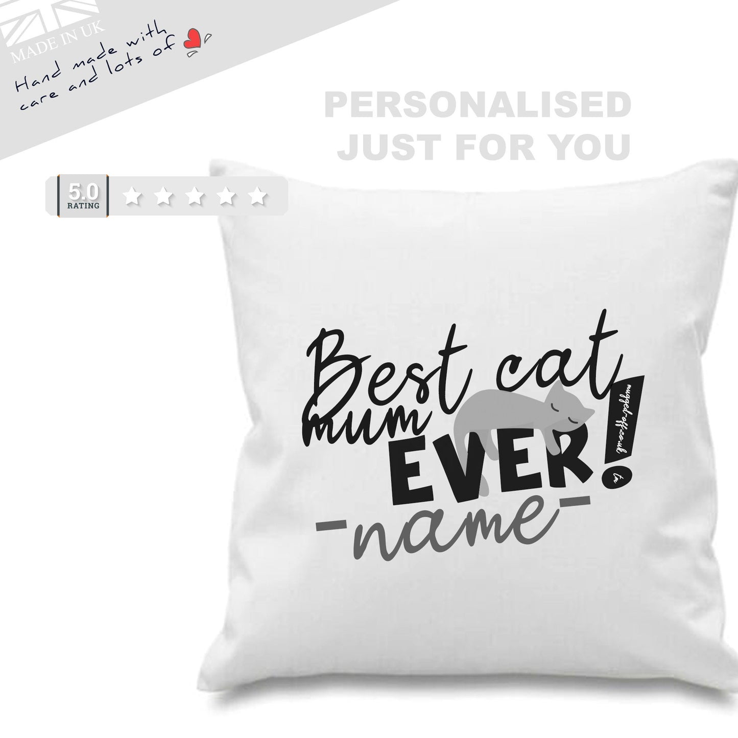 Cat Mum Cushion Covers - cushion covers personalised - mothers day gifts xmas birthday