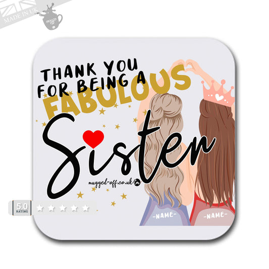 Sister Coaster - Xmas Birthday Christmas
