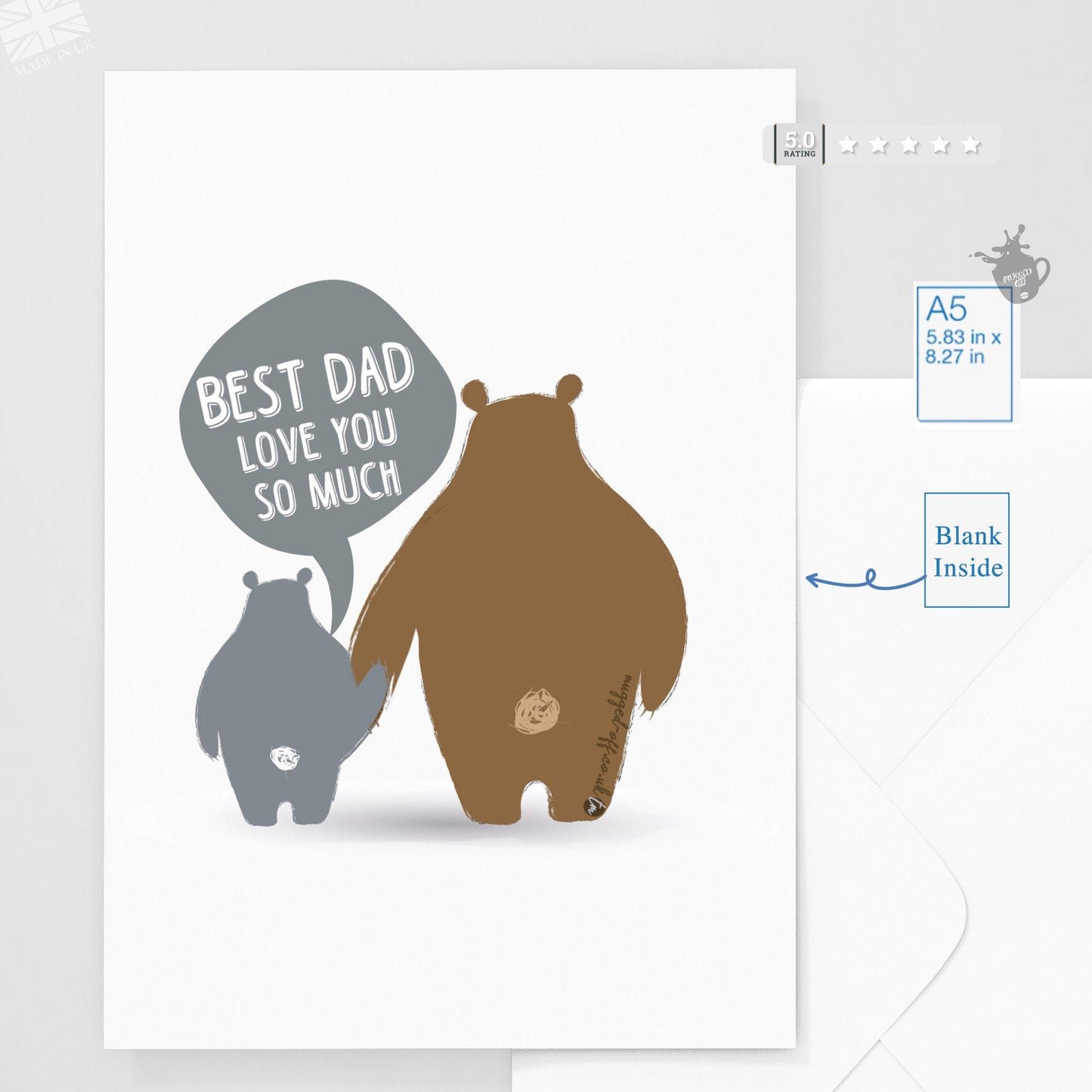 Dad Birthday Card Fathers Day Card Dad Card