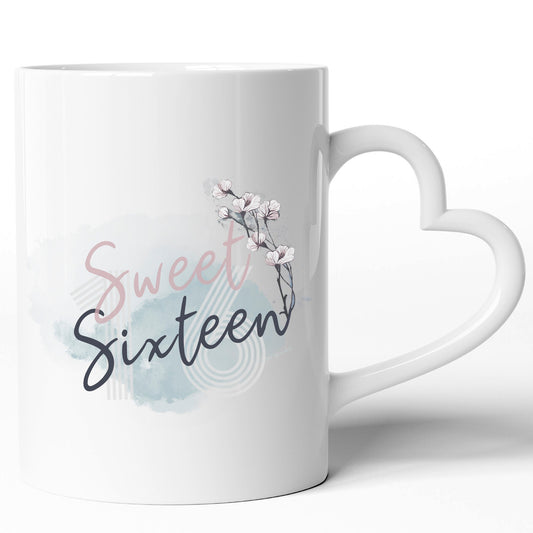 Sweet Sixteen gift super cute love handle mug sweet 16th birthday gifts for girl