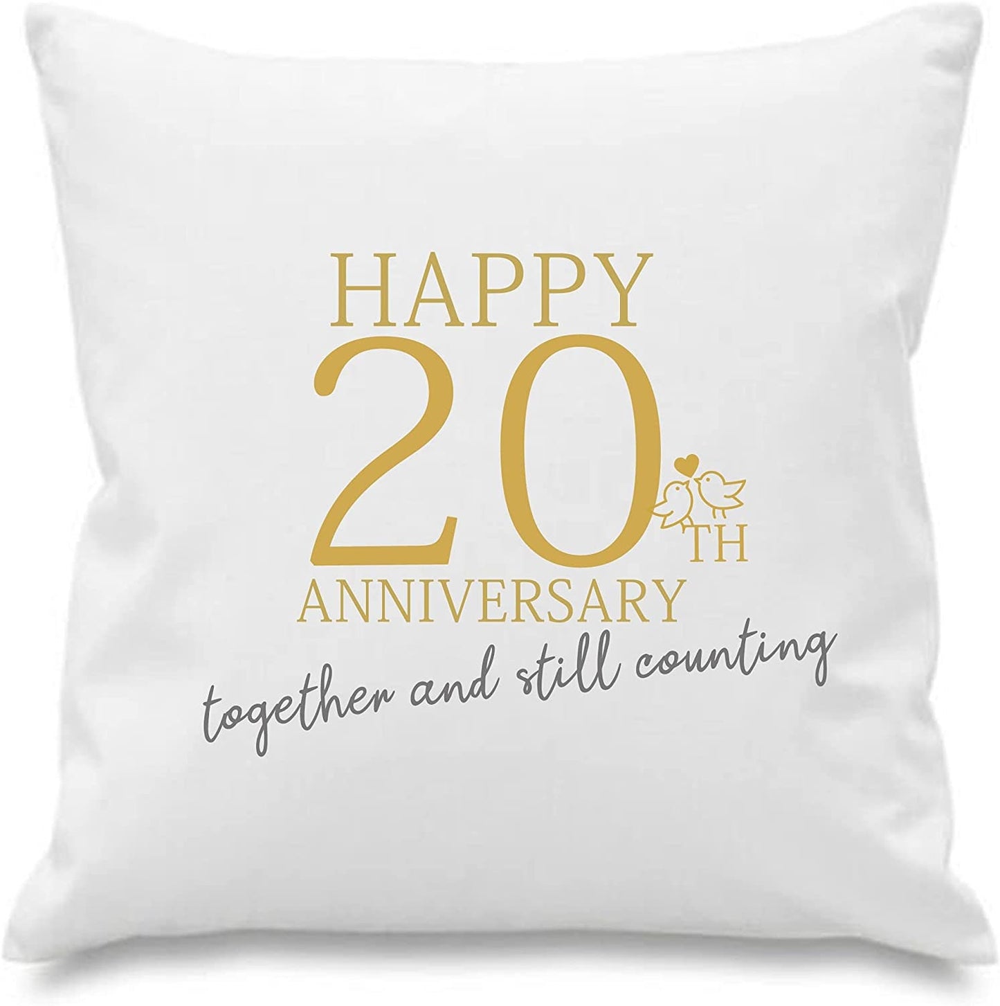 20th Wedding Cushion Cover Lovely Keepsake