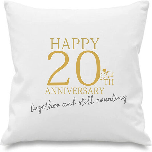 20th Wedding Cushion Cover Lovely Keepsake