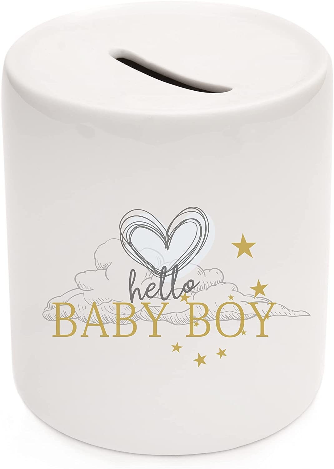 New Baby Boy Gift Money Box Ideal Baby Boy Birth Present Money Bank Piggy Bank Cash Coin Money Box for Kids Birthday