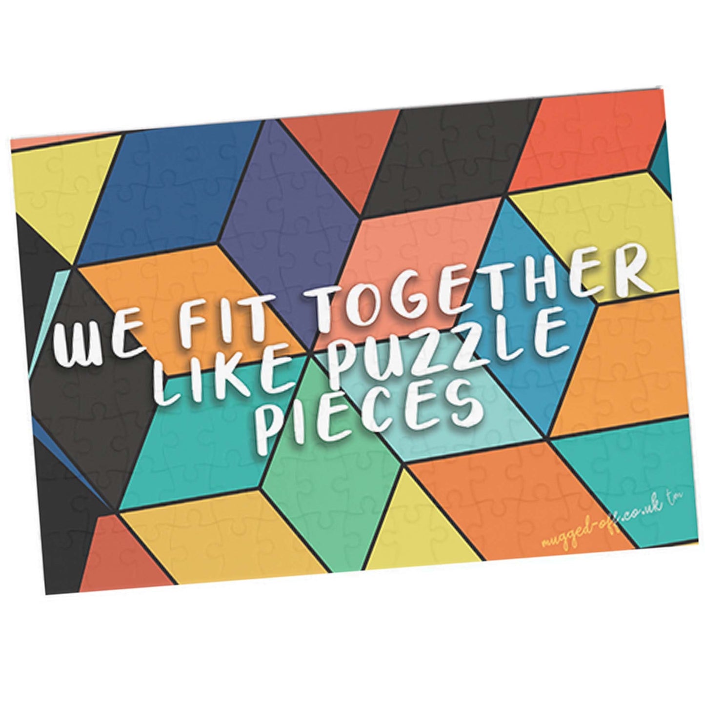 Jigsaw Puzzle we fit together like puzzle pieces A4 size Christmas gift present Birthday valentine day