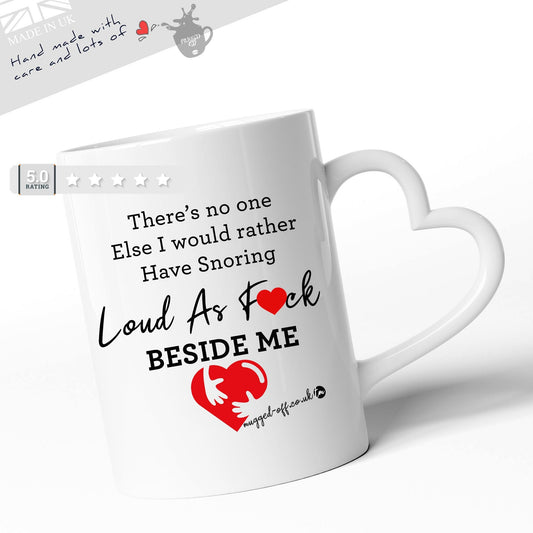 Anniversary Birthday Gift for Men Women Husband Wife Funny Anniversary Romantic Gifts Mug Cups Tea Coffee Mugs - Snoring - Love You So Much - valentine's day gift