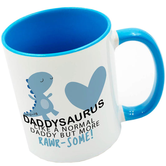 Daddy Gift Mug - Fathers Day Funny Daddy Daddysaurus Mug Cup Cups Xmas Birthday Christmas Tea Coffee Mugs Fathers Day