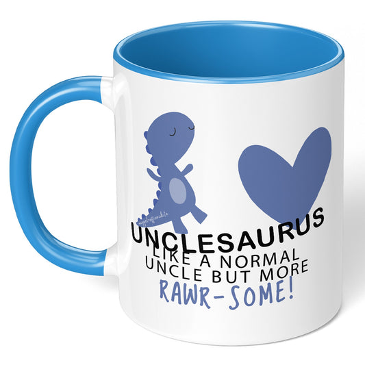 Uncle Gift unclesaurus dinosaur Mug Cup Cups Uncle Birthday Christmas Tea Coffee Mugs