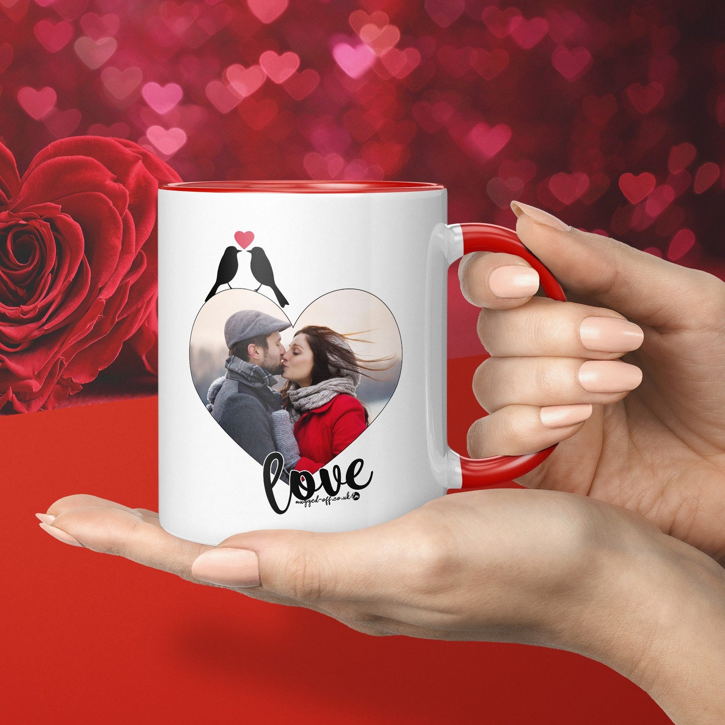 Valentines day gifts for her, personalised photo mug - Gift for Valentines Day, Mothers Day