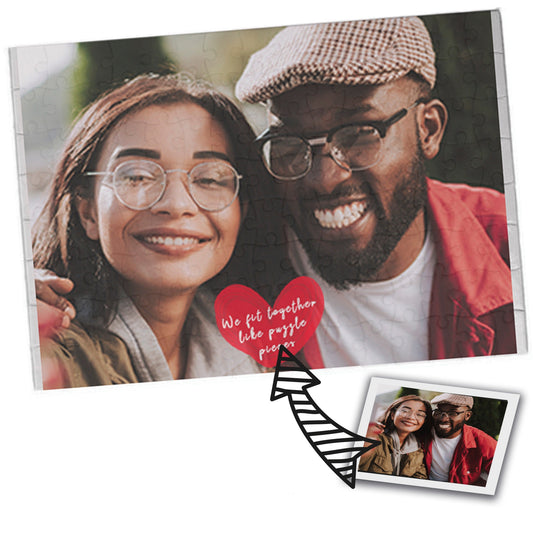 Valentines puzzle personalised for you lovely valentines gifts for her using your own photo A4 size Lovely Present valentines gifts for him