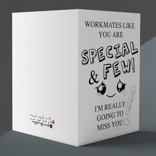 Leaving Farewell Card Funny Leaving Work Card Work Bestie Card Colleague New Job Card