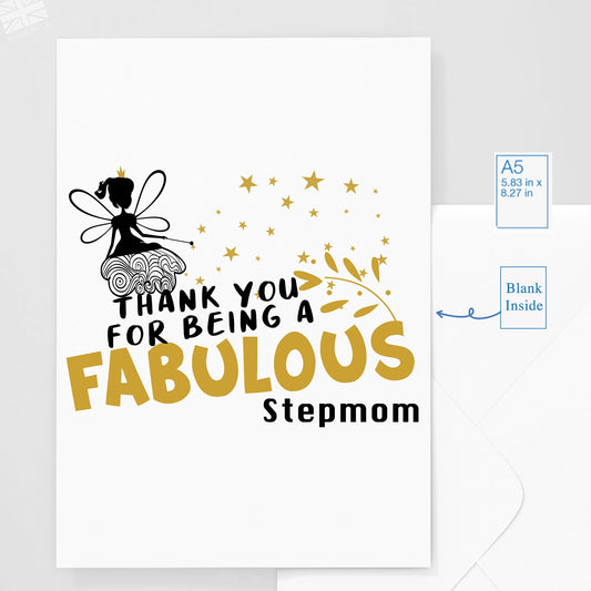 Stepmum Card Stepmum Birthday Card Mothers day card for your amazing Stepmom