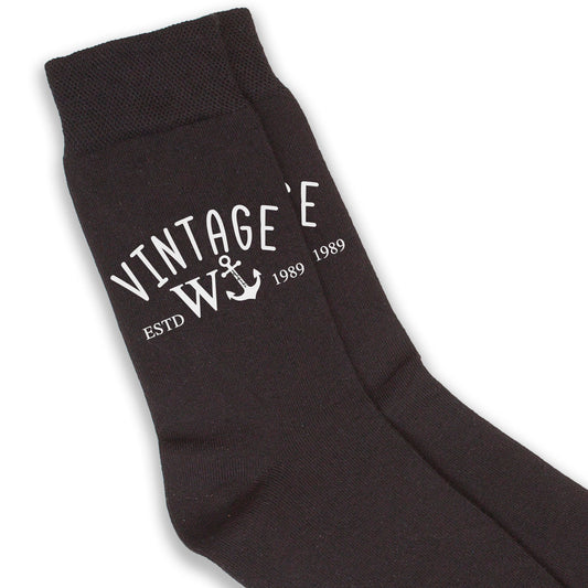 Mens Birthday Socks W'Anker Socks Funny Socks Anchor Rude Socks Comedy Socks Gift Mens Birthday Socks Birthday Present Gift